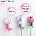 Cartoon Animal Toothbrush Holder Wall Mounted Antibacterial Tooth brush Storage Rack With Suction Cup Bathroom Organizer.