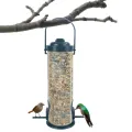 Multiple Holes Bird Feeder Automatic Foot Feeding Tool Pet Bird Feeder Outdoor Hanging Pet Food Dispenser for Flying Animals. 