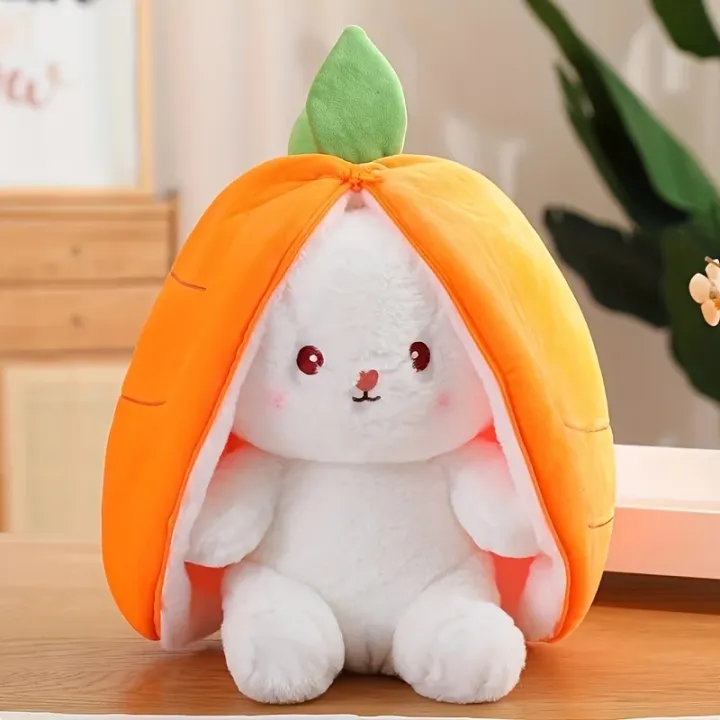 Bunny%20Plush%20Doll%20Toy%20Pillow,%20Reversible%20Carrot%20Strawberry%20Bunny%20Stuffed%20Animal%20with%20Zipper,%20Cute%20Rabbit%20Decoration%20for%20Kids%20-%20Image%208