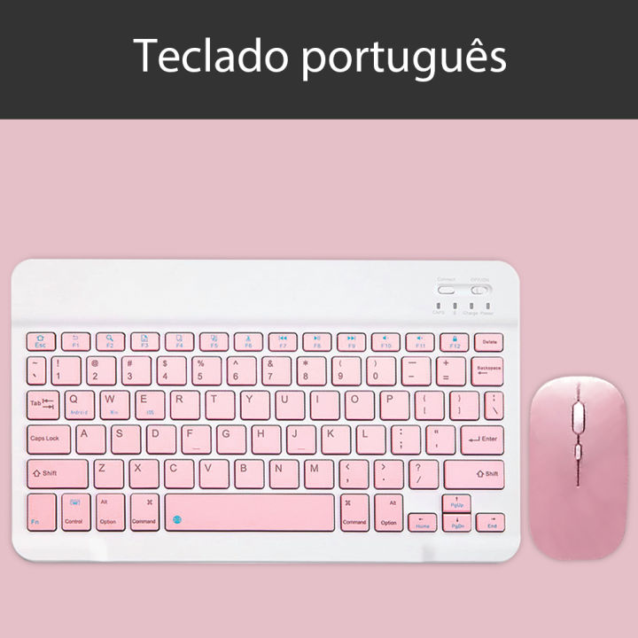 For%20Android%20Ios%20Windows%20Extra%20Long%20Standby%20Bluetooth%20Wireless%20Keyboard%20Pink%20Multilingual%20Tablet%20Keyboard%20And%20Mouse%20Accessories%20-%20Image%207