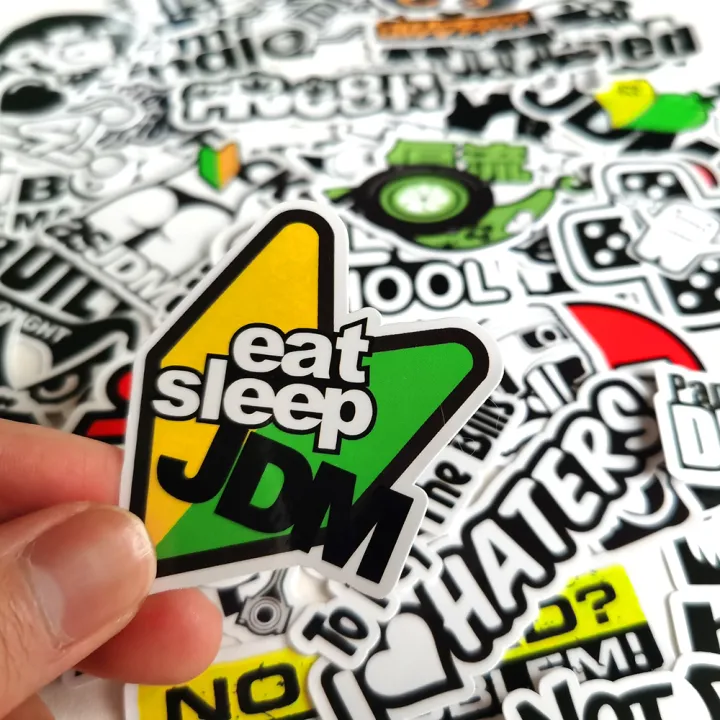50pcs%20Funny%20JDM%20Styling%20Stickers%20Skateboard%20Luggage%20Bumper%20Bike%20Car%20Motorcycle%20Scooter%20Cool%20Decals%20Sticker%20Bomb%20Toy%20Waterproof%20-%20Image%205