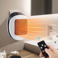 600W Home Electric Heater Winter Body Warmer Portable Wall Plug Space Heater with Remote Control Office Fast Heating Heater Mini. 