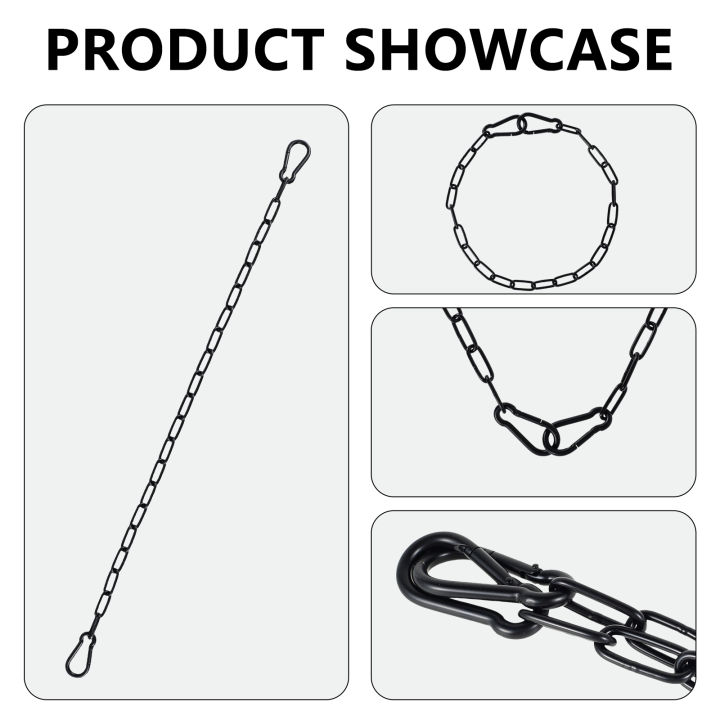 Gate%20Chain%20Lock%20Stainless%20Steel%2020/39inch%20Gate%20Chain%20Link%20Lock%20Chain%20Link%20Gate%20Latch%20with%20Spring%20Buckle%20Weatherproof%20Outdoor%20-%20Image%205