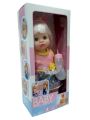 Kids Silicon Baby Baba Feeder Doll Toy 15 inches with Sound. 