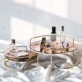 European Style Double Layer Stainless Steel Makeup Rack Cosmetic Storage Rack set of 2 Makeup organizer. 