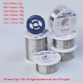 Irongien High Purity Soldering Wire 8g50g/Roll Mixed Tin Rosin Core Dia 0.6-1.5mm Solder Welding Wire For Electrical Soldering. 