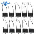 5PCS CBB61 Fan Capacitor 450V 0.8uF 1uF 1.2uF 1.5uF 2.0uF 3.0uF 4.0uF 4.5uF 5.0uF 6.0uF 7.0uF 8.0uF 10uF Starting Capacitors Kit. 