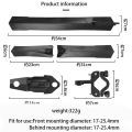 Bicycle Fender Widen Lengthen Adjustable Mountain Bike Mudguard Durable Anti Shake MTB Quick Release Wings E Bike. 