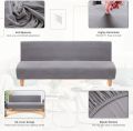 Armless Sofa cumbed Cover Folding Modern seat   cover. 