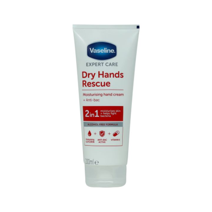 Vaseline Expert Care Dry Hands Rescue Moisturising 2in1 Hand Cream 200ml