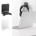 Universal Headphone Stand Adhensive Plastic Wall Mount Hanger Under Desk Headset Rack Holder Support for Gaming Earphone Bracket.