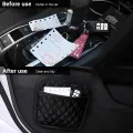 Multifunction Car Organizers Pocket Bags For Car Storage Box Collecting Bag For Cards Phone Key Sticky Pouch In Car Interior. 