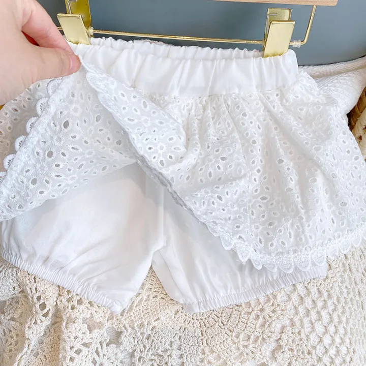 Girls%202024%20Summer%20Clothing%20Sets%20Hollow%20Lace%20Suit%20Baby%20Casual%20Sleeveless%20T-shirt+Shorts%20Kids%20Clothing%20Sets%20Baby%20Clothes%20Outfits%20-%20Image%206