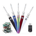 350/650/1100mAh 510 Thread Battery Welding Tool Electric Soldering Iron Pen,510 Thread Heat Tips Electronic Solder Repair Tool. 