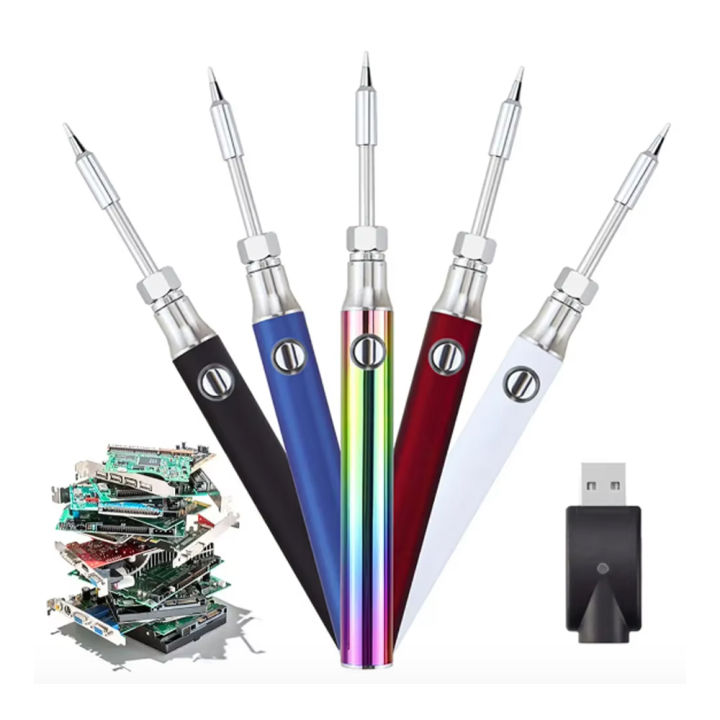 350/650/1100mAh%20510%20Thread%20Battery%20Welding%20Tool%20Electric%20Soldering%20Iron%20Pen,510%20Thread%20Heat%20Tips%20Electronic%20Solder%20Repair%20Tool%20-%20Image%203