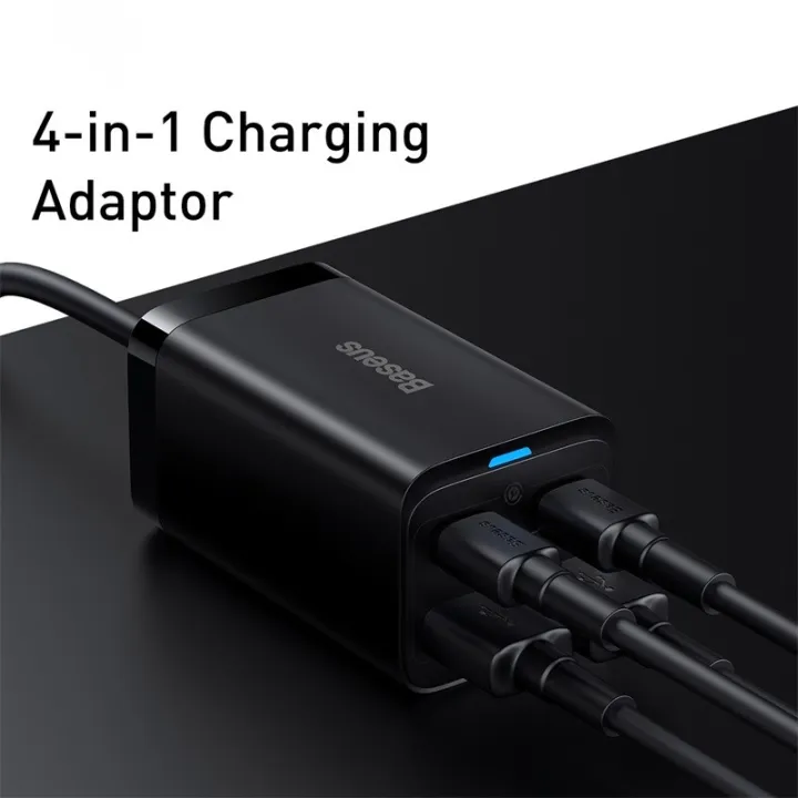 Baseus%2065W/100W%20GaN%20Charger%20Desktop%20Laptop%20Fast%20Charger%204%20in%201%20Adapter%20For%20iPhone%2015%2014%2013%20Pro%20Max%20Phone%20Charger%20%20%20-%20Image%204