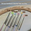 Nail Design Art Pen Aurora Transparent Brush Painting Brush Uv Gel Extension Drawing Carving Pen Diy Manicure Tool Nail Brush.