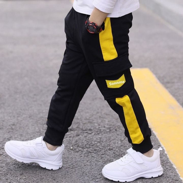 Children's%20Pants%202024%20Spring%20and%20Autumn%20Handsome%20Boys%20Big%20Pocket%20Overalls%20Boys%20Casual%20Pants%20Sports%20Trousers%204-10%20Years%20Old%20-%20Image%203