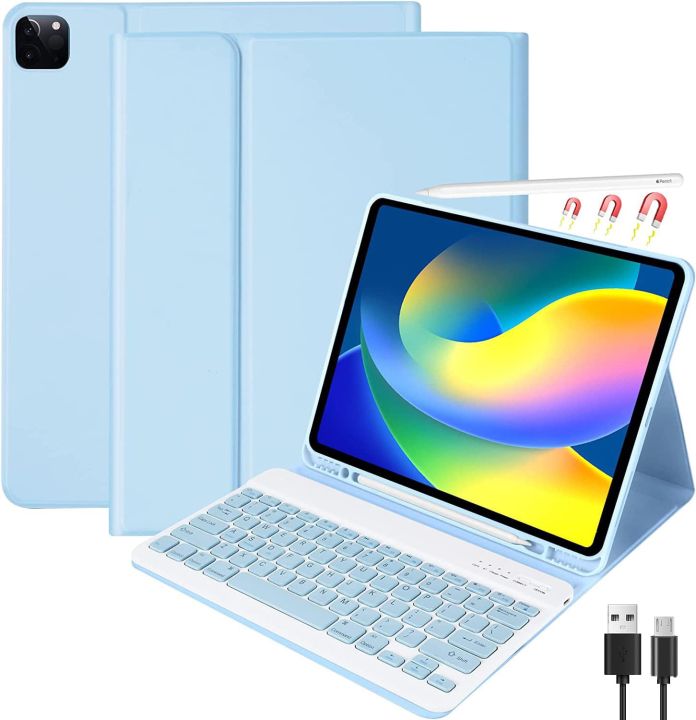 Keyboard%20Case%20for%20iPad%20Pro%2011%20inch%202022/2021/2020%20(2nd/3rd/4th%20Generation)%20with%20Detachable%20Wireless%20Keyboard,%20iPad%20Pro%2011%20inch%20case%20with%20Keyboard%20and%20Pencil%20Holder,%20Pink%20-%20Image%208