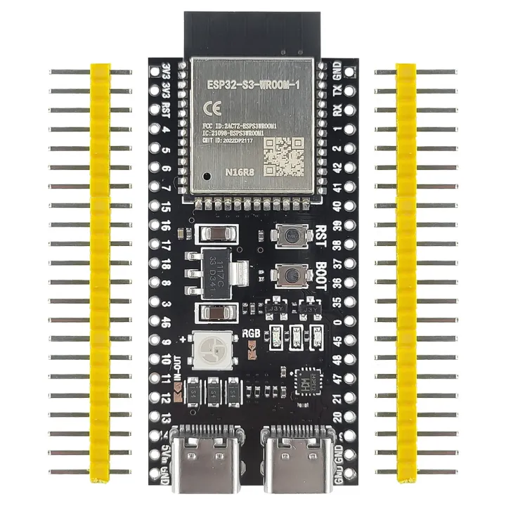 ESP32-S3 Wifi BT Module Development Board for Arduino IDE ESP32-S3-WROOM-1 N16R8 N8R2 44Pin Type-C 16MB Flash 8M PSRAM ESP32 S3