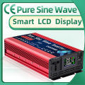 Pure Sine Wave Inverter 12V 220V 24V 110V 2000W 3000W 4000W 5000W DC To AC Portable Power Voltage Converter Car Solar Inverter. 