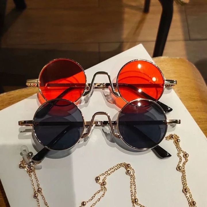 Metal%20Hippie%20Sun%20Glasses%20UV400%20Protection%20Punk%20Eyewear%20Small%20Round%20Sunglasses%20for%20Women%20&%20Men%20Circle%20Retro%20Shades%20Sunglasses%20-%20Image%206