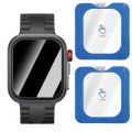 2Pieces Premium Tempered Glass for Huawei Watch Fit 4 Pro Easy to Install Anti Scratch Screen Protector for Huawei Watch Fit4Pro.