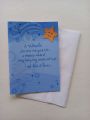 Welcome Baby Boy Greeting Card A6 size with envelope. 