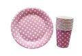 polka dots pink 200ml cups & 7"plates each 10 pcs setspolka dots yellow 200ml cups & 7"plates each 10 pcs sets. 