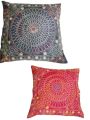 Hand made mosquite net or cushion cover -1 pic ( Red,black). 