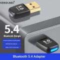 USB Bluetooth 5.4 Adapter 5.3 Audio Dongle Adaptador Mini USB Wireless Receiver/Transmitter For PC/Laptop Driver Free. 