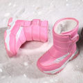 Winter Outdoor Children Boots Princess Elegant Girls Shoes Water Proof Girl Boy Snow Boots Kids Warm High Quality Plush Boots. 