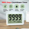 Large Screen Electronic Countdown Digital Timers 9999-Days Count Down Clock Classroom Timer Retirement Countdown Timer. 