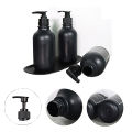 Matte Black 300/500ml Soap Bottle Liquid Soap Dispenser Refillable Empty Shampoo Conditioner Container for Bathroom Supplies. 