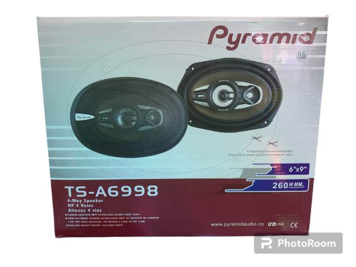 Pyramid%20speakers%206998GX%206%E2%80%9D%20x%209%E2%80%9D%20%204%20Way%20Bronze%20P.P.%20Cone%20Speakers%20260W%20Rated%20power%20-%20Image%203