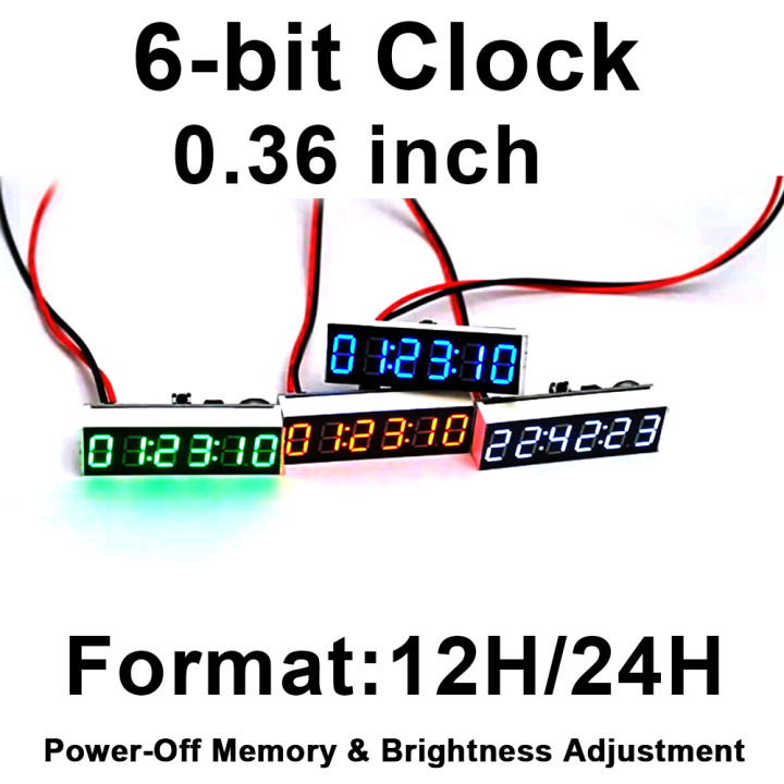 6 Bit Clock Display 0.36