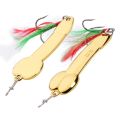 Gold Silver Blue Metal Spinner Bass Pike Spoon Bait Fishing Lure Isca Artificial Hard Baits Carp Pesca.