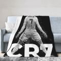 CR7 Cristiano Ronaldo Blankets Soft Warm Flannel Throw Blanket Bedding for Bed Living room Picnic Travel Home Sofa. 