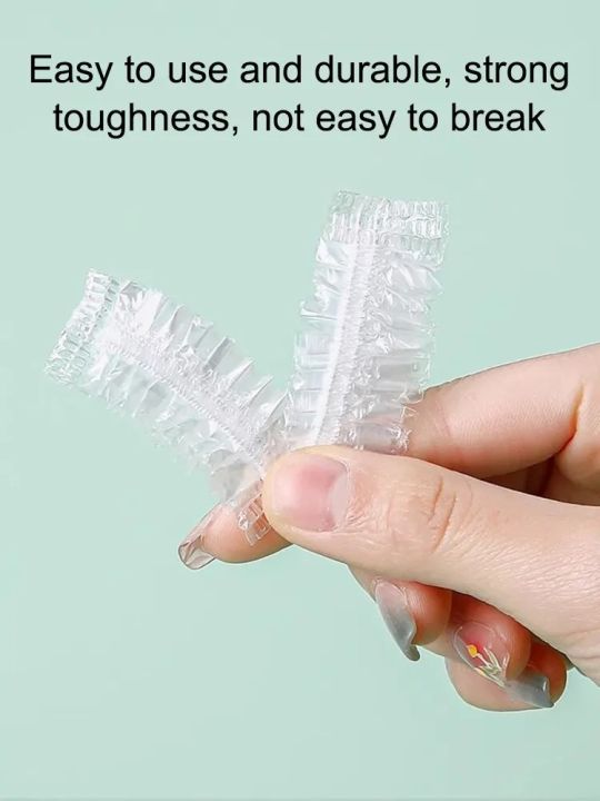 100PCS%20Disposable%20Hair%20Earmuff%20Dye%20Transparent%20Elastic%20Shower%20Hair%20Dye%20Protection%20Tool%20Shield%20Waterproof%20Earpack%20Plastic%20Wrap%20-%20Image%203