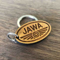 Jawa - Bike - All Natural Nepali/Nepalese Wood/Wooden Keyring/Keychain. 