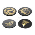 Computer Case Fan Logo Sticker, ROG MSI AORUS Corsair Label Gold-plated Paster PC Gamer GPU Decorative Accessories, 3Pcs/Lot. 