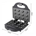Electric Walnut Cake Waffle Maker With Nuts 12 Holes Cooking Kitchen Biscuits Making for Baking Business Nuts Waffle.