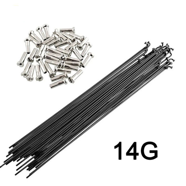 24pc%20Bicycle%20Wheel%20Spokes%20Wire%202mm%20Mountain%20Road%20Bike%20Steel%20Spokes%20With%20NIPPLES%20Set%20255MM%20275MM%20289MM%20Bicycle%20Spokes%20Accessories%20-%20Image%204