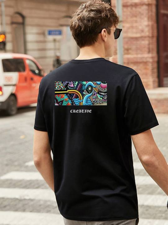 Men's Travis Scott Utopia Graphic T-Shirt - Black