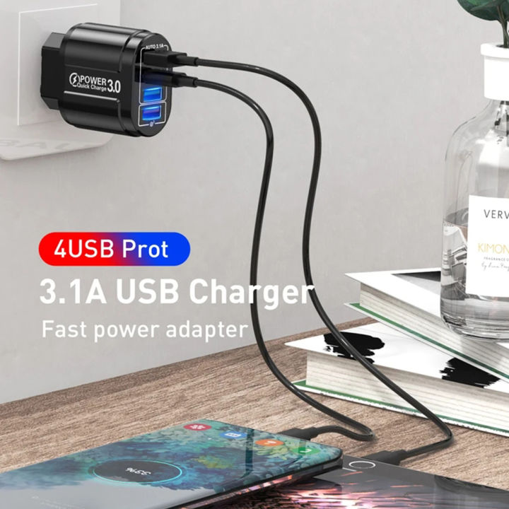 48W%20QC3.0%20Quick%20Charger%204USB%20EU%20Standard%20Travel%20Portable%204%20Port%20Fast%20Charging%20Suitable%20For%20Android%20iPhone%20%20Other%20Devices%20-%20Image%202