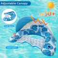 Leaf Sunshade Inflatable Lounge Chair, Suitable For Beach Swimming Pool Parties, Portable And Comfortable Hammock Lounge Chair. 