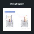 GIRIER Tuya Smart ZigBee Wall Switch WiFi Smart Button Light Switch 1/2/3/4 Gang No Capacitor Needed Works with Alexa Hey Google lightify. 