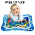 Inflatable Tummy Time Mat Premium Baby Water Play Mat for Infants and Toddlers for 3 to 24 Months Strengthen Your Baby's Muscles. 