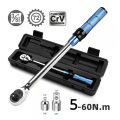 3/8" 5-60N.m Square Drive ±3% High Precision Torque Wrench 1pc 3pcs 7pcs 8pcs Set Bicycle Motorcycle Automotive IDY Hand Tools.