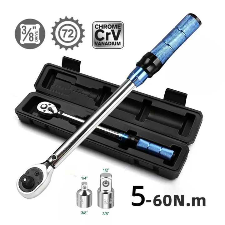 3/8"%205-60N.m%20Square%20Drive%20%C2%B13%25%20High%20Precision%20Torque%20Wrench%201pc%203pcs%207pcs%208pcs%20Set%20Bicycle%20Motorcycle%20Automotive%20IDY%20Hand%20Tools%20-%20Image%202